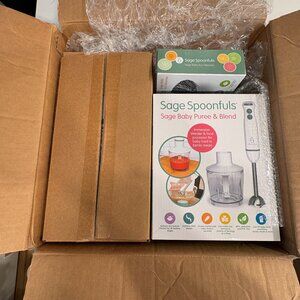 Sage Spoonfuls Baby Food Maker, Processor, Immersion Blender, Steamer Basket